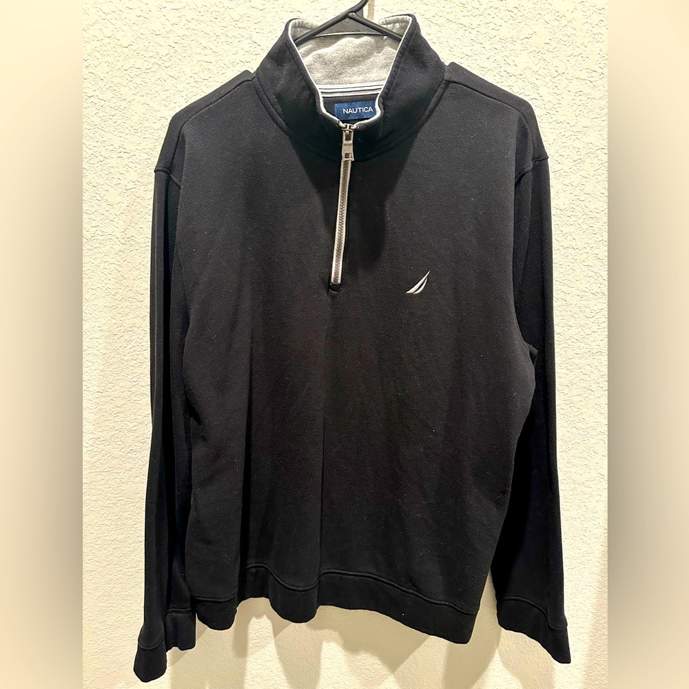 Nautica | NAVTECH QUARTER-ZIP SWEATER | Large